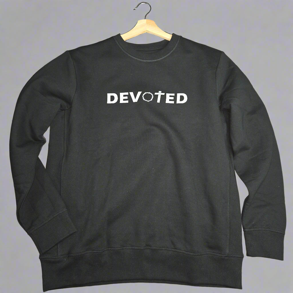Crew Neck Sweatshirt (Black)
