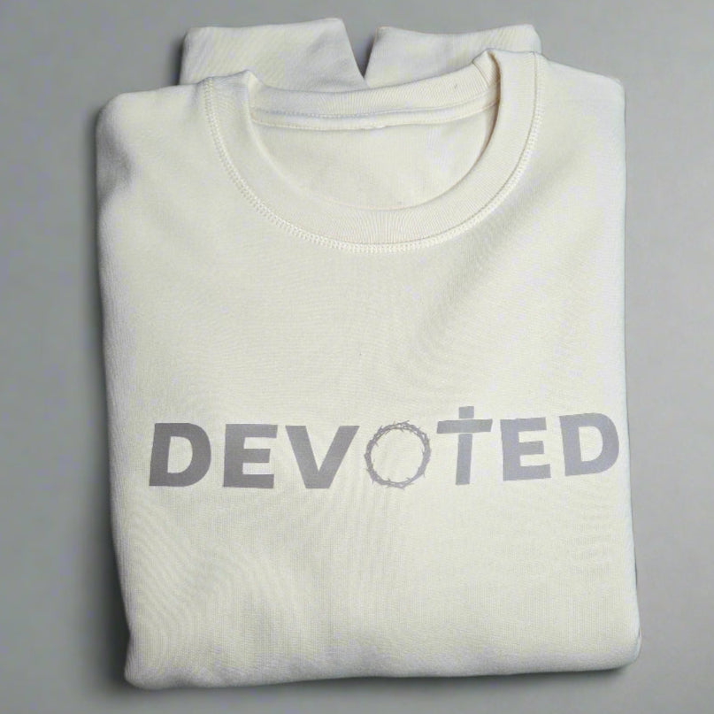 folded sand crewneck sweatshirt